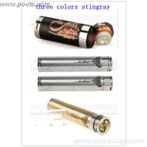 black,silver,gold colors available e cig mechanical stingray